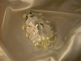 white corsage